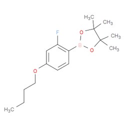 Aobchem&nbsp;4-Butoxy-2-fluorophenylboronic acid pinacol ester | ≥97% | CAS 2121514-65-4 | C16H24BFO3 | 5g