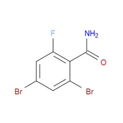Aobchem&nbsp;2 4-Dibromo-6-fluorobenzamide | ≥97% | CAS 904285-17-2 | C7H4Br2FNO | 5g