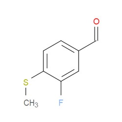 Aobchem&nbsp;3-Fluoro-4-(methylthio)benzaldehyde | ≥97% | CAS 177756-61-5 | C8H7FOS | 1g