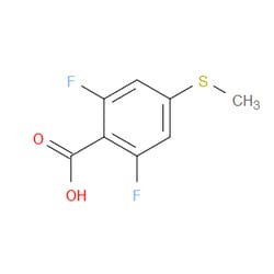 Aobchem&nbsp;2 6-Difluoro-4-(methylthio)benzoic acid | ≥97% | CAS 1428234-47-2 | C8H6F2O2S | 1g