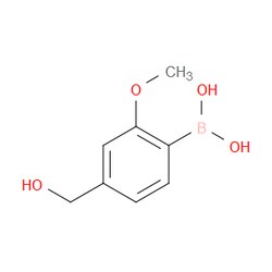 Aobchem&nbsp;4-Hydroxymethyl-2-methoxyphenylboronic acid | ≥97% | CAS 1448869-97-3 | C8H11BO4 | 1g
