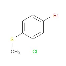 Aobchem&nbsp;1-Bromo-3-chloro-4-(methylthio)benzene | ≥97% | CAS 101084-82-6 | C7H6BrClS | 1g