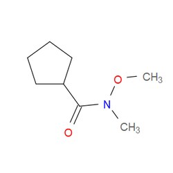 Aobchem&nbsp;N-methoxy-N-methylcyclopentanecarboxamide | ≥97% | CAS 167303-65-3 | C8H15NO2 | 5g