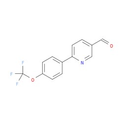 Aobchem&nbsp;2-(4-(Trifluoromethoxy)phenyl)pyridine-5-carboxaldehyde | ≥97% | CAS 851069-97-1 | C13H8F3NO2 | 250mg