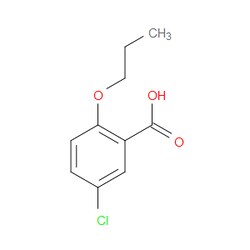 Aobchem&nbsp;5-Chloro-2-propoxybenzoic acid | ≥97% | CAS 62176-15-2 | C10H11ClO3 | 5g