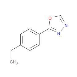 Aobchem&nbsp;2-(4-Ethylphenyl)-1 3 4-oxadiazole | ≥97% | CAS 1143581-11-6 | C10H10N2O | 1g