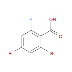 Aobchem&nbsp;2 4-Dibromo-6-fluorobenzoic acid | ≥97% | CAS 183065-69-2 | C7H3Br2FO2 | 250mg