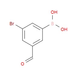 Aobchem&nbsp;3-Bromo-5-formylphenylboronic acid | ≥97% | CAS 157866-06-3 | C7H6BBrO3 | 250mg