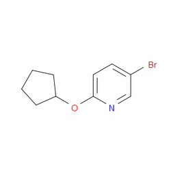 Aobchem&nbsp;5-Bromo-2-(cyclopentyloxy)pyridine | ≥95% | CAS 494771-68-5 | C10H12BrNO | 1g