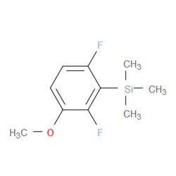 Aobchem&nbsp;1 3-Difluoro-4-methoxy-2-(trimethylsilyl)benzene | ≥97% | CAS 114636-02-1 | C10H14F2OSi | 5g