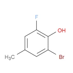 Aobchem&nbsp;2-Bromo-6-fluoro-4-methylphenol | ≥97% | CAS 1394291-51-0 | C7H6BrFO | 1g