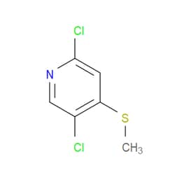 Aobchem&nbsp;2 5-Dichloro-4-(methylthio)pyridine | ≥97% | CAS 474824-43-6 | C6H5Cl2NS | 1g