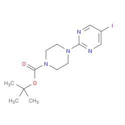 Aobchem&nbsp;Tert-butyl 4-(5-iodopyrimidin-2-yl)piperazine-1-carboxylate | ≥97% | CAS 1027616-32-5 | C13H19IN4O2 | 1g
