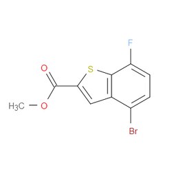 Aobchem&nbsp;Methyl 4-bromo-7-fluorobenzo[b]thiophene-2-carboxylate | ≥97% | CAS 360576-05-2 | C10H6BrFO2S | 1g