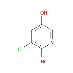 Aobchem&nbsp;6-Bromo-5-chloropyridin-3-ol | ≥97% | CAS 130284-56-9 | C5H3BrClNO | 500mg