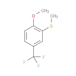 Aobchem&nbsp;(2-Methoxy-5-(trifluoromethyl)phenyl)(methyl)sulfane | ≥97% | CAS 1824651-97-9 | C9H9F3OS | 5g