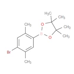 Aobchem&nbsp;2-(4-Bromo-2 5-dimethylphenyl)-4 4 5 5-tetramethyl-1 3 2-dioxaborolane | ≥97% | CAS 924964-16-9 | C14H20BBrO2 | 250mg