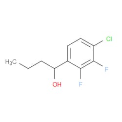 Aobchem&nbsp;1-(4-Chloro-2 3-difluorophenyl)butan-1-ol | ≥95% | CAS 2734776-37-3 | C10H11ClF2O | 5g