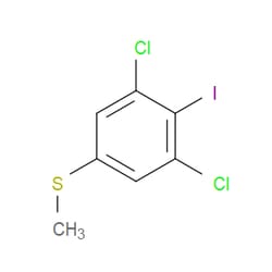 Aobchem&nbsp;(3 5-Dichloro-4-iodophenyl)(methyl)sulfane | ≥97% | CAS 2706294-85-9 | C7H5Cl2IS | 500mg