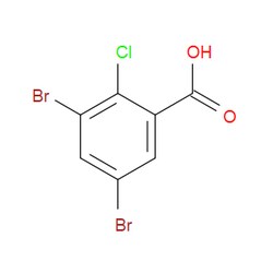 Aobchem&nbsp;3 5-Dibromo-2-chlorobenzoic acid | ≥97% | CAS 27003-05-0 | C7H3Br2ClO2 | 5g