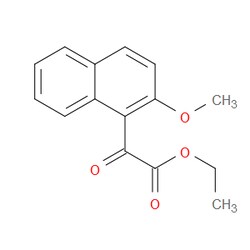 Aobchem&nbsp;Ethyl 2-(2-methoxynaphthalen-1-yl)-2-oxoacetate | ≥95% | CAS 22531-51-7 | C15H14O4 | 1g