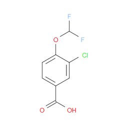 Aobchem&nbsp;3-Chloro-4-(difluoromethoxy)benzoic acid | ≥97% | CAS 1192829-74-5 | C8H5ClF2O3 | 250mg