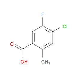 Aobchem&nbsp;4-Chloro-5-fluoro-2-methylbenzoic acid | ≥97% | CAS 1427365-67-0 | C8H6ClFO2 | 1g