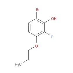Aobchem&nbsp;6-Bromo-2-fluoro-3-propoxyphenol | ≥97% | CAS 1783855-79-7 | C9H10BrFO2 | 500mg