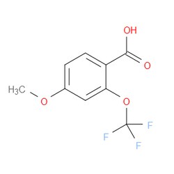 Aobchem&nbsp;4-Methoxy-2-(trifluoromethoxy)benzoic acid | ≥97% | CAS 886502-37-0 | C9H7F3O4 | 1g