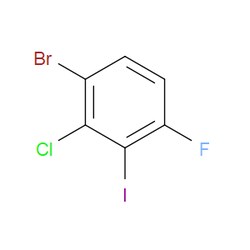 Aobchem&nbsp;1-Bromo-2-chloro-4-fluoro-3-iodobenzene | ≥97% | CAS 1820649-92-0 | C6H2BrClFI | 500mg