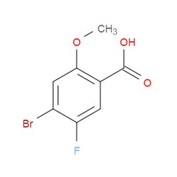 Aobchem&nbsp;4-Bromo-5-fluoro-2-methoxybenzoic acid | ≥95% | CAS 1780187-45-2 | C8H6BrFO3 | 5g