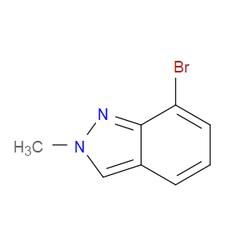 Aobchem&nbsp;7-Bromo-2-methyl-2H-indazole | ≥97% | CAS 701910-14-7 | C8H7BrN2 | 1g