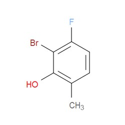 Aobchem&nbsp;2-Bromo-3-fluoro-6-methylphenol | ≥97% | CAS 1522001-79-1 | C7H6BrFO | 250mg