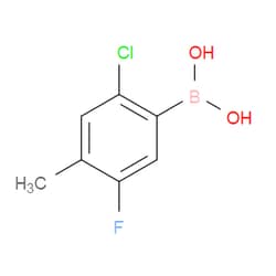 Aobchem&nbsp;2-Chloro-5-fluoro-4-methylphenylboronic acid | ≥97% | CAS 1612184-35-6 | C7H7BClFO2 | 5g