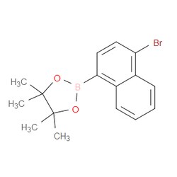 Aobchem&nbsp;2-(4-Bromonaphthalen-1-yl)-4 4 5 5-tetramethyl-1 3 2-dioxaborolane | ≥97% | CAS 1404070-40-1 | C16H18BBrO2 | 5g