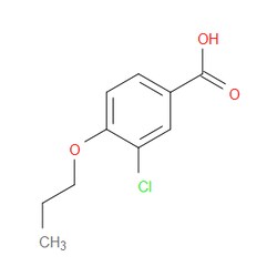 Aobchem&nbsp;3-Chloro-4-propoxybenzoic acid | ≥97% | CAS 76327-32-7 | C10H11ClO3 | 5g