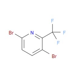Aobchem&nbsp;3 6-Dibromo-2-(trifluoromethyl)pyridine | ≥95% | CAS 1211588-54-3 | C6H2Br2F3N | 500mg