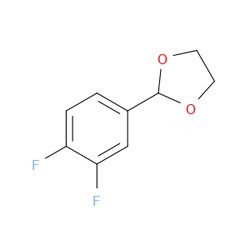 Aobchem&nbsp;2-(3 4-Difluorophenyl)-1 3-dioxolane | ≥95% | CAS 773101-62-5 | C9H8F2O2 | 500mg