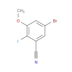 Aobchem&nbsp;5-Bromo-2-fluoro-3-methoxybenzonitrile | ≥97% | CAS 1898131-10-6 | C8H5BrFNO | 500mg