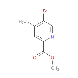 Aobchem&nbsp;5-Bromo-4-methyl-pyridine-2-carboxylic acid methyl ester | ≥97% | CAS 886365-06-6 | C8H8BrNO2 | 1g
