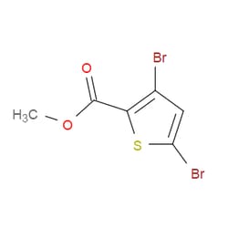 Aobchem&nbsp;Methyl 3 5-dibromo-2-carboxylate | ≥97% | CAS 62224-21-9 | C6H4Br2O2S | 250mg
