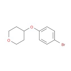 Aobchem&nbsp;4-(4-Bromophenoxy)tetrahydro-2H-pyran | ≥97% | CAS 215453-84-2 | C11H13BrO2 | 1g