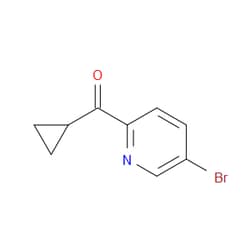 Aobchem&nbsp;(5-Bromo-2-pyridinyl)cyclopropylmethanone | ≥97% | CAS 1566066-23-6 | C9H8BrNO | 1g