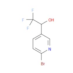 Aobchem&nbsp;1-(6-Bromopyridin-3-yl)-2 2 2-trifluoroethanol | ≥95% | CAS 1188477-81-7 | C7H5BrF3NO | 500mg