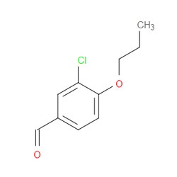 Aobchem&nbsp;3-Chloro-4-propoxybenzaldehyde | ≥97% | CAS 99070-71-0 | C10H11ClO2 | 500mg