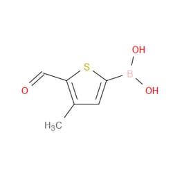 Aobchem&nbsp;5-Formyl-4-methylthiophene-2-boronic acid | ≥95% | CAS 352530-25-7 | C6H7BO3S | 1g