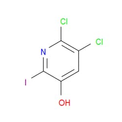 Aobchem&nbsp;5 6-Dichloro-2-iodo-3-pyridinol | ≥95% | CAS 188057-54-7 | C5H2Cl2INO | 250mg