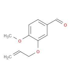 Aobchem&nbsp;4-Methoxy-3-(2-propen-1-yloxy)benzaldehyde | ≥97% | CAS 18075-40-6 | C11H12O3 | 500mg