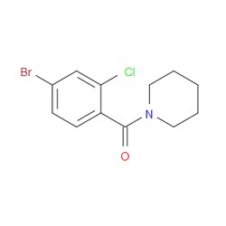 Aobchem&nbsp;(4-Bromo-2-chlorophenyl)(piperidin-1-yl)methanone | ≥95% | CAS 1187385-58-5 | C12H13BrClNO | 1g