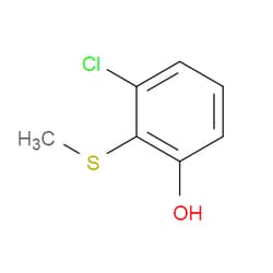 Aobchem&nbsp;3-Chloro-2-(methylsulfanyl)phenol | ≥97% | CAS 406935-22-6 | C7H7ClOS | 250mg